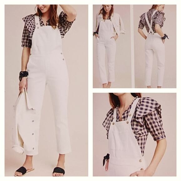 Pilco/Anthropologie Overalls EUC $149 Size 32       J1632 - Picture 1 of 8